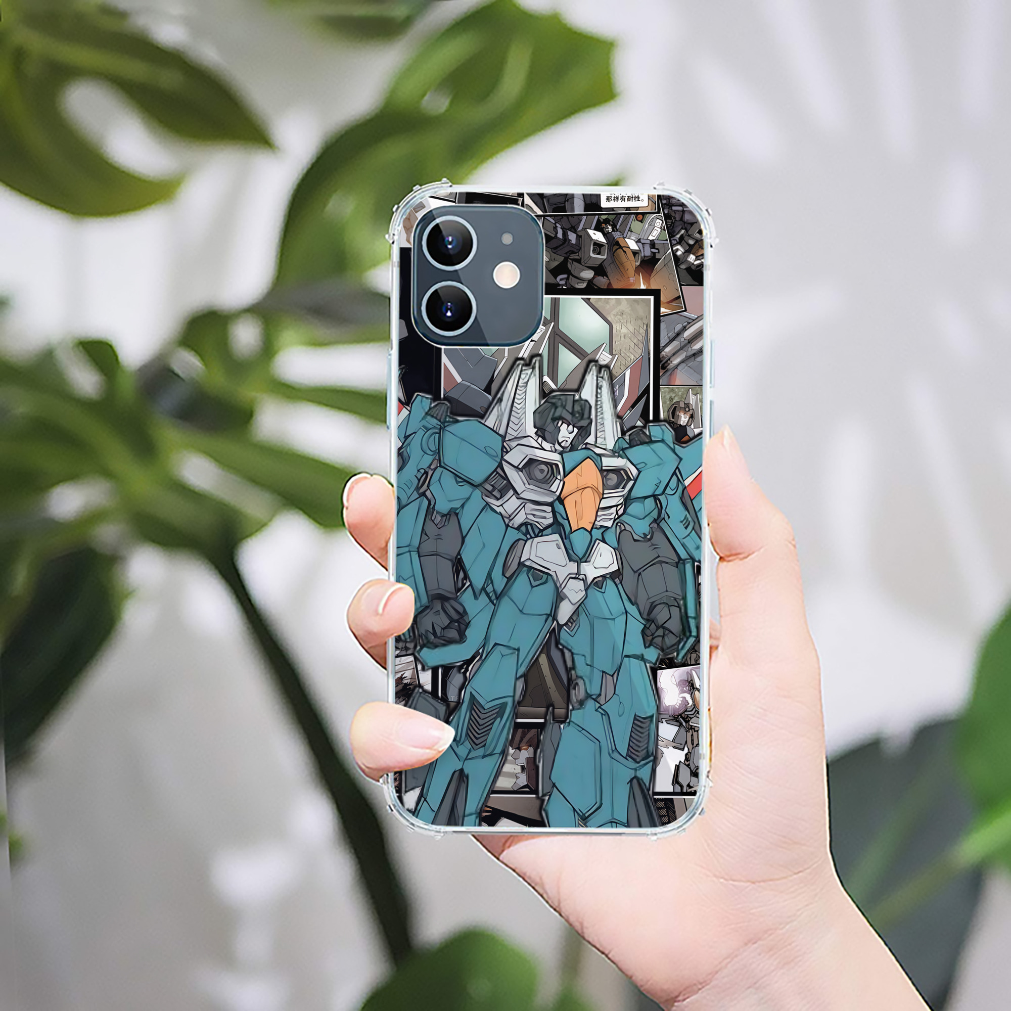（画像用） Transformers トランスフォーマー 【iPhone 12シリーズ対応】透明スマホケース（クリアソフトケース）